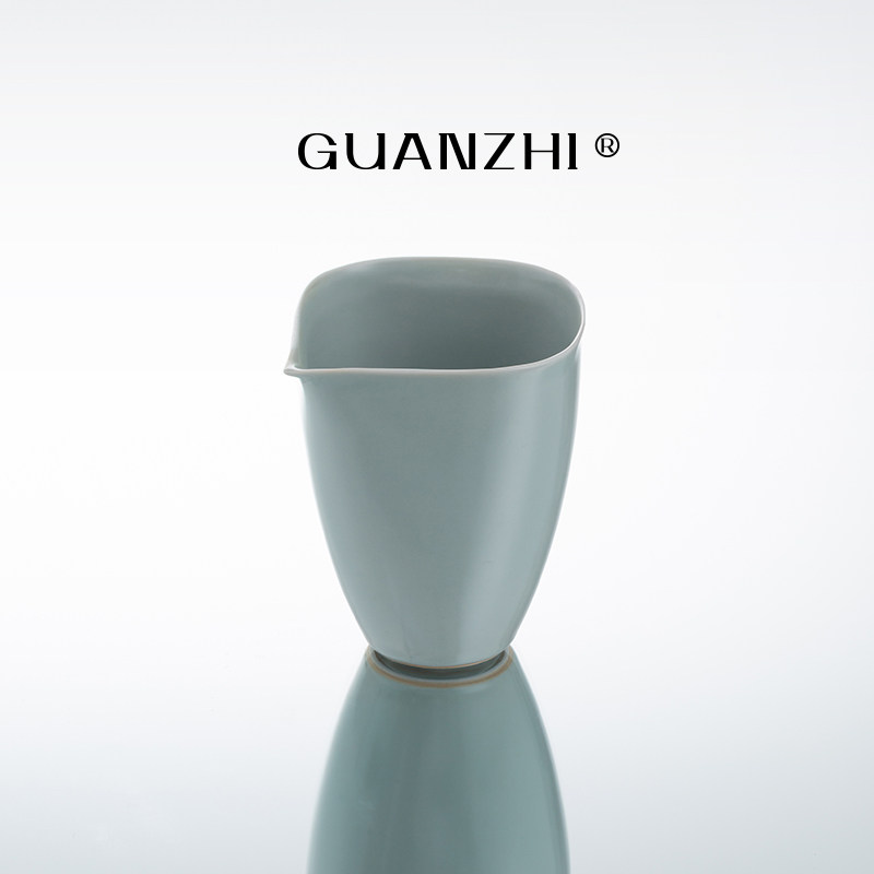 观止天青汝窑公道杯分茶器
