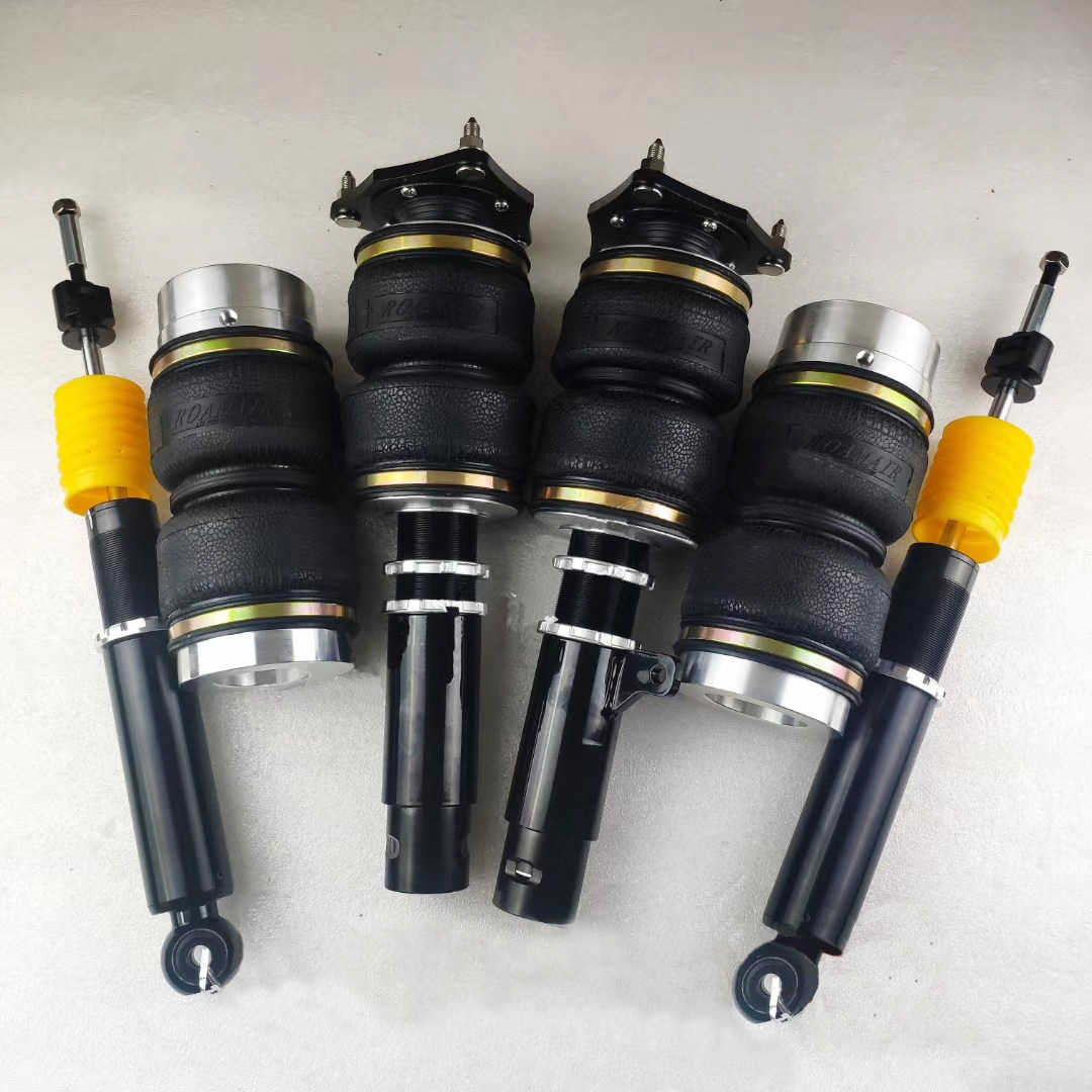 大众 高尔夫 底盘改装 可调低趴空气悬挂 气动避震减震器气囊气包