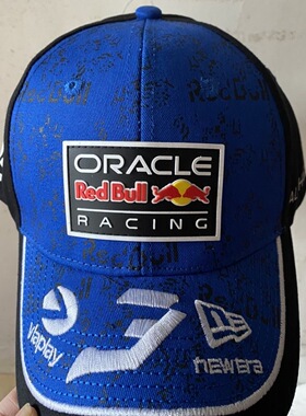 2026新款F1周边红牛车队鸭舌帽子赛车棒球帽刺绣蓝色车迷现货