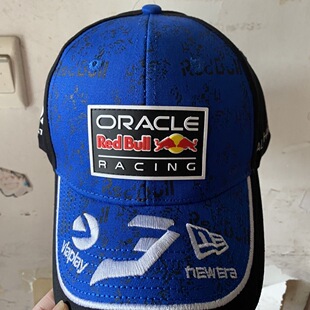 2026新款F1周边红牛车队鸭舌帽子赛车棒球帽刺绣蓝色车迷现货