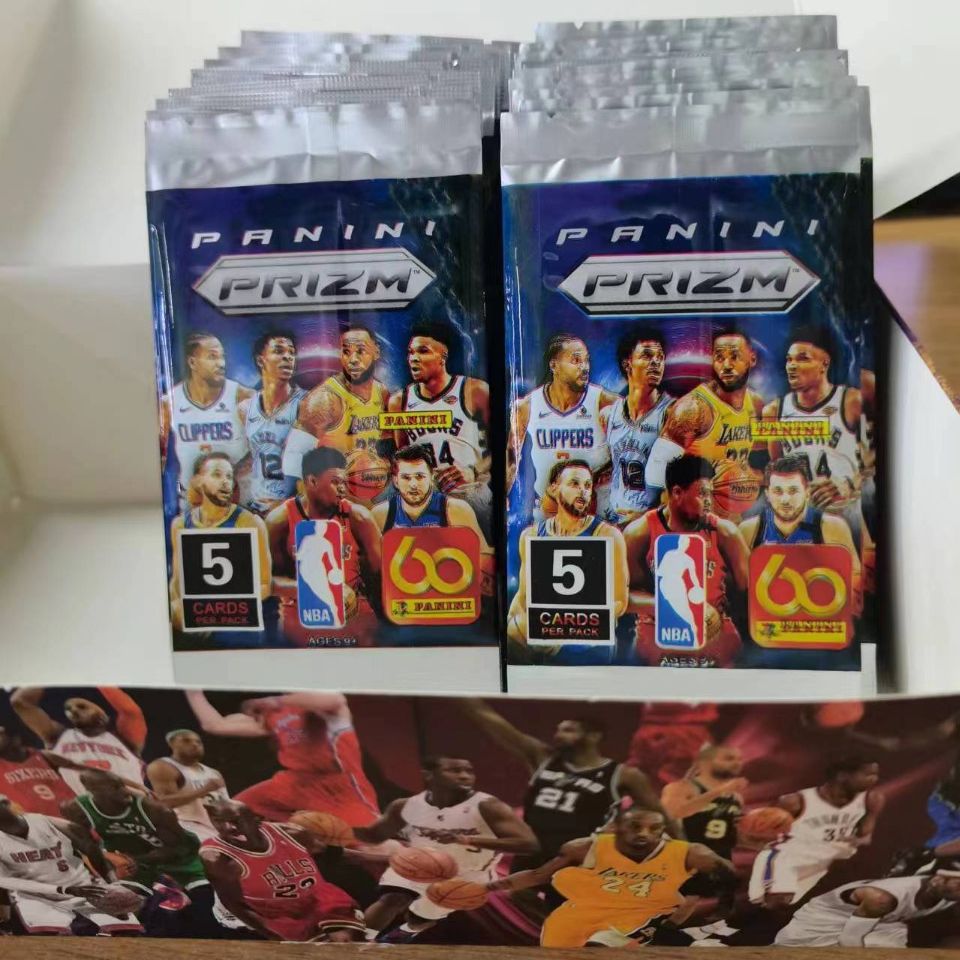 Panini帕尼尼NBA球星卡收藏卡片盲盒卡牌篮球卡40包一盒限量盒装