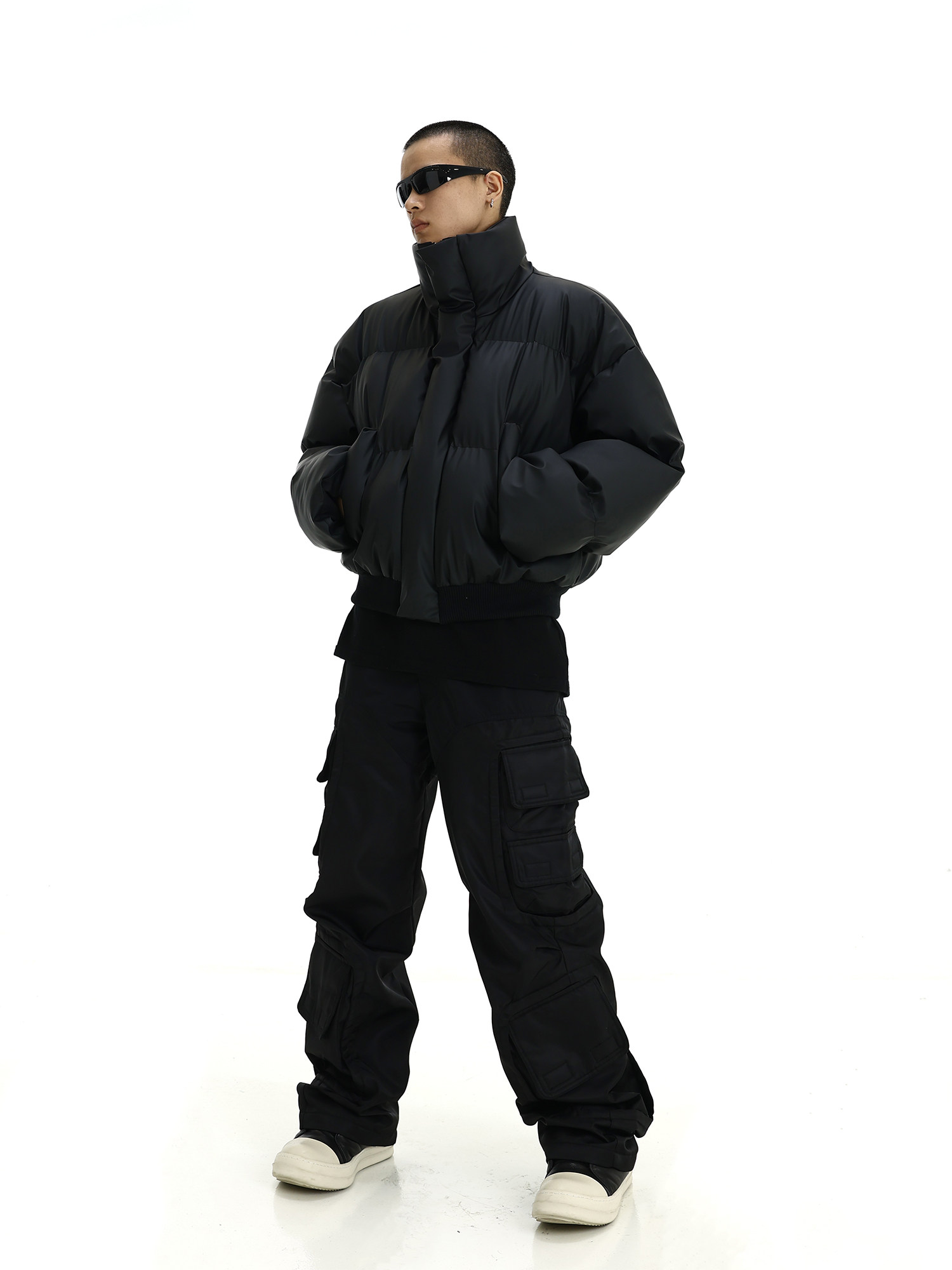 AMERICAN-STYLE WINTER RETRO SHORT COTTON CLOTHES MENS TREND HIGH-END DESIGN THICKENED BROWN JACKET COUPLE