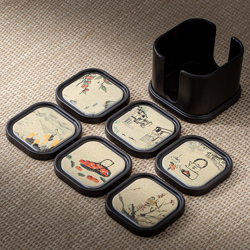 晟窑复古茶垫杯垫茶杯垫