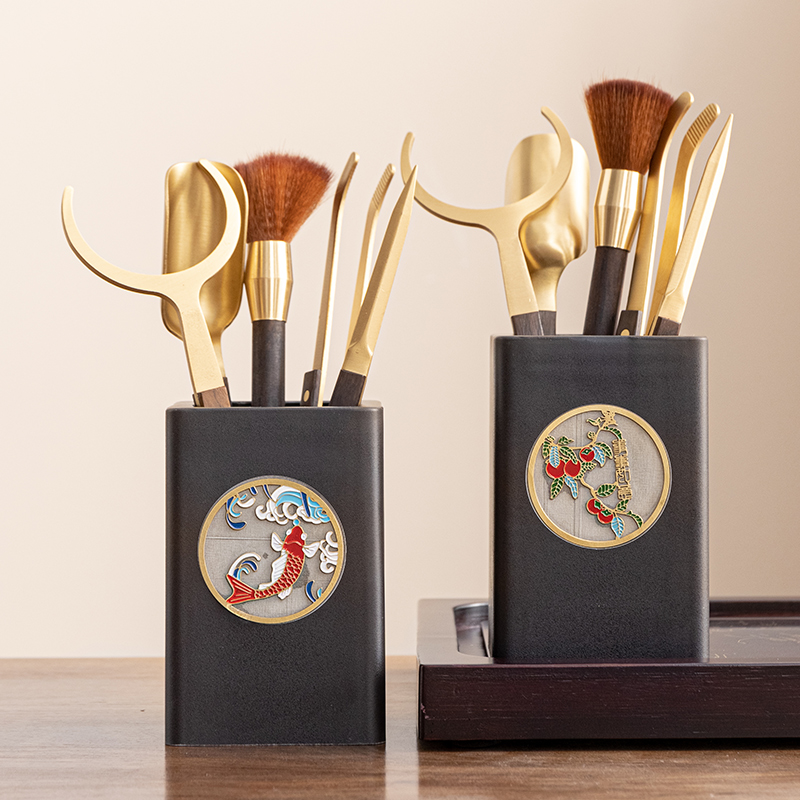 晟窑复古茶道六君子套装