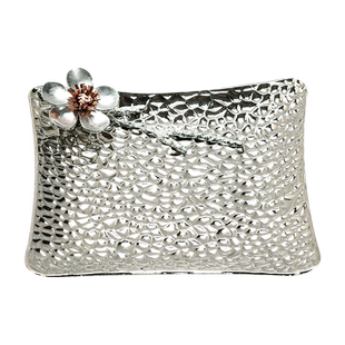 晟窑日式合金杯垫茶托创意隔热垫金属杯托架梅花茶垫功夫茶具配件