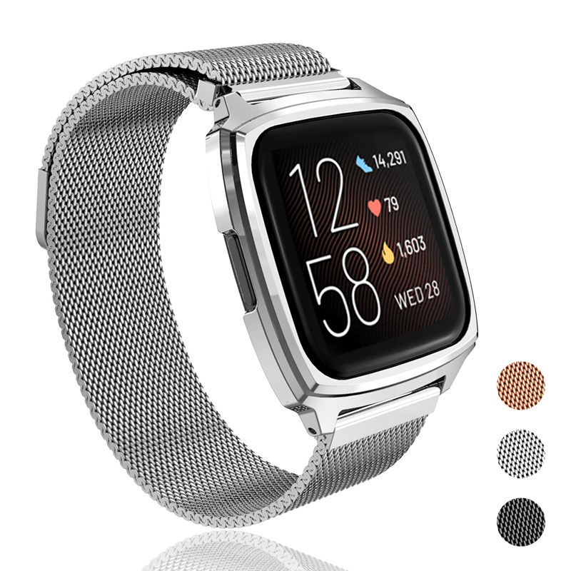 适用fitbit versa 2 表带智能手表1代2代Lite替换带米布斯原厂正品硅胶腕带蜂巢表带金属磁吸不锈钢亲肤男女|msdalam kategori peranti pintar, Parts Equipment Pintar, jam tangan pintar tali gelang/wristband - dari Buy2taobao.com untuk memberikan perkhidmatan ejen Taobao profesional membeli