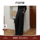 静奢老钱风阔腿西装 裤 女新款 none 2025慵懒松弛感长裤 女