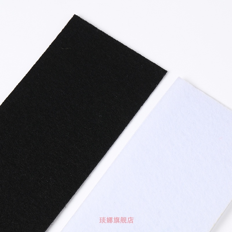 手工diy无纺布发饰发卡配件水滴方形椭圆BB夹不织布垫片激光切割