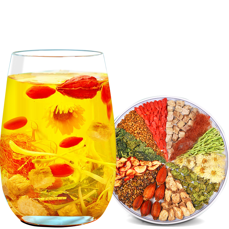 承义堂玉米须桑叶茶正品罗布麻杜仲叶绞股蓝青钱柳花茶养生三绛茶