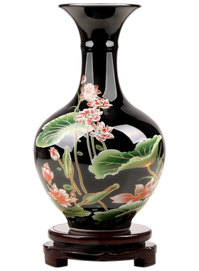 客厅花瓶陶瓷器摆件轻奢高档