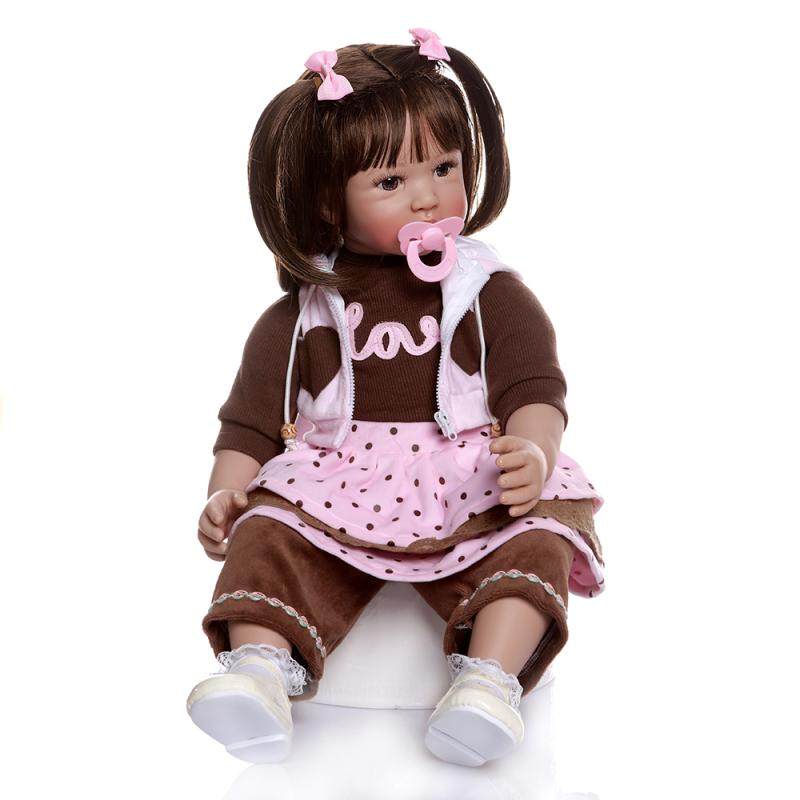 npk60厘米仿真长发可爱公主玩具 女孩过家家玩具 可爱兔子服装