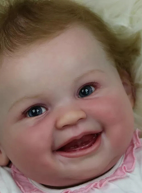 reborn doll kit smiley face 重生婴儿模具DIY 爱好