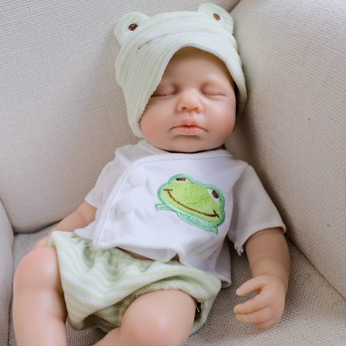 NPK正版33厘米软绵绵Q弹纯实心硅胶娃娃仿真婴儿可拉扯 收藏爱好