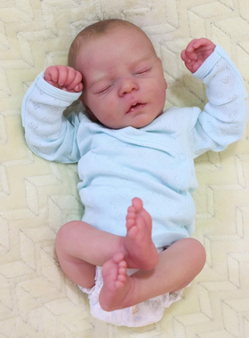 49厘米新生儿娃娃 仿真婴儿重生宝宝Darren手工精细制作 静脉可见