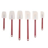 2件套奶油烘焙 厨房刮刀 加长 红色硅胶耐高温硅胶手柄刮刀