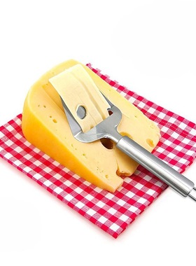 亚马逊全不锈钢奶酪刨刀  芝士铲刀火腿刨片切片刀 烘焙蛋糕铲FDA