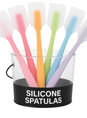 食品级FDA硅胶一体刮刀 半透明大号加厚耐高温强化 奶油蛋糕抹刀