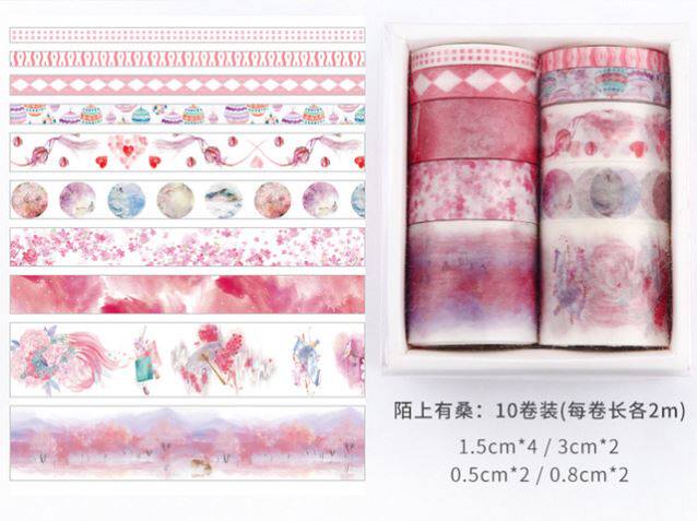 Japanese Washi Tape Set 10 Piece Sea and Forest Series - Product image 5