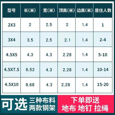 户外工地施工住人防雨棉帐篷应急救灾防风保暖加厚临时工程大帐篷