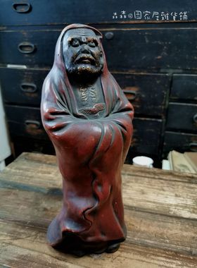 民俗日本摆件保真佛像老古董