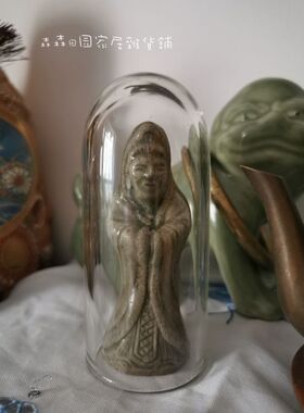 日本古董民国风老物件观音佛像