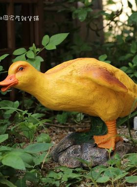 树脂摆件园艺动物做旧装饰品