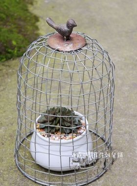 孤品复古做旧手工摆件园艺杂货