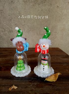 圣诞节树脂麋鹿儿童房家居装饰