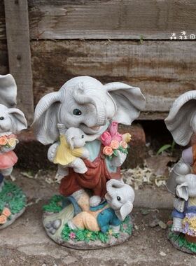 样品美式乡村风彩绘儿童家居装饰