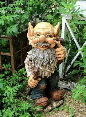 酒吧会所装饰品庭院落地摆件