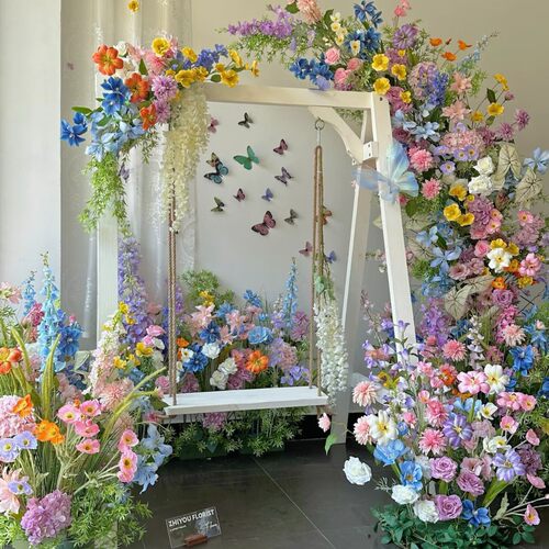 义乌康信莫奈花园仿真花DIY