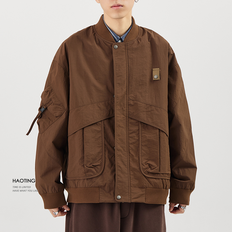 豪霆.阿拉德复古宽松休闲棒球服