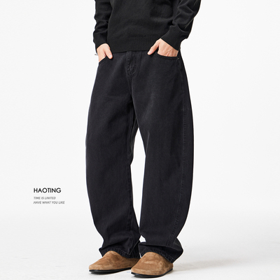 豪霆.黑武士弯刀牛仔裤