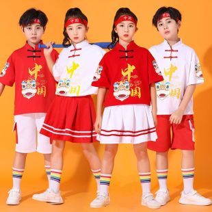 六一儿童节啦啦队演出服幼儿园小学生运动会啦啦操舞蹈合唱表演服