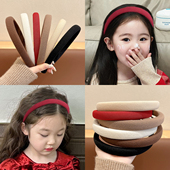 儿童法式 简约高级感发箍女童日常外戴洗脸头箍宝宝不勒头百搭发卡