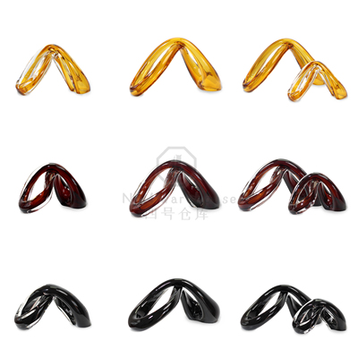 现代简约高级感异形琉璃摆件售楼处样板间酒店玄关洽谈桌软装饰品