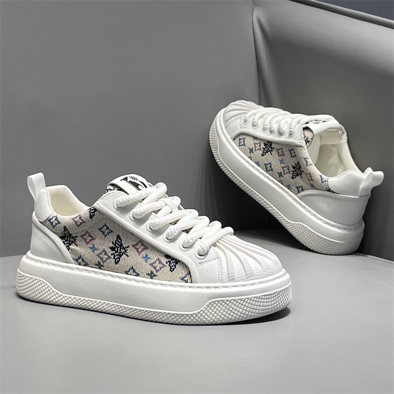 潮牌板鞋2025春夏新款贝壳头男鞋