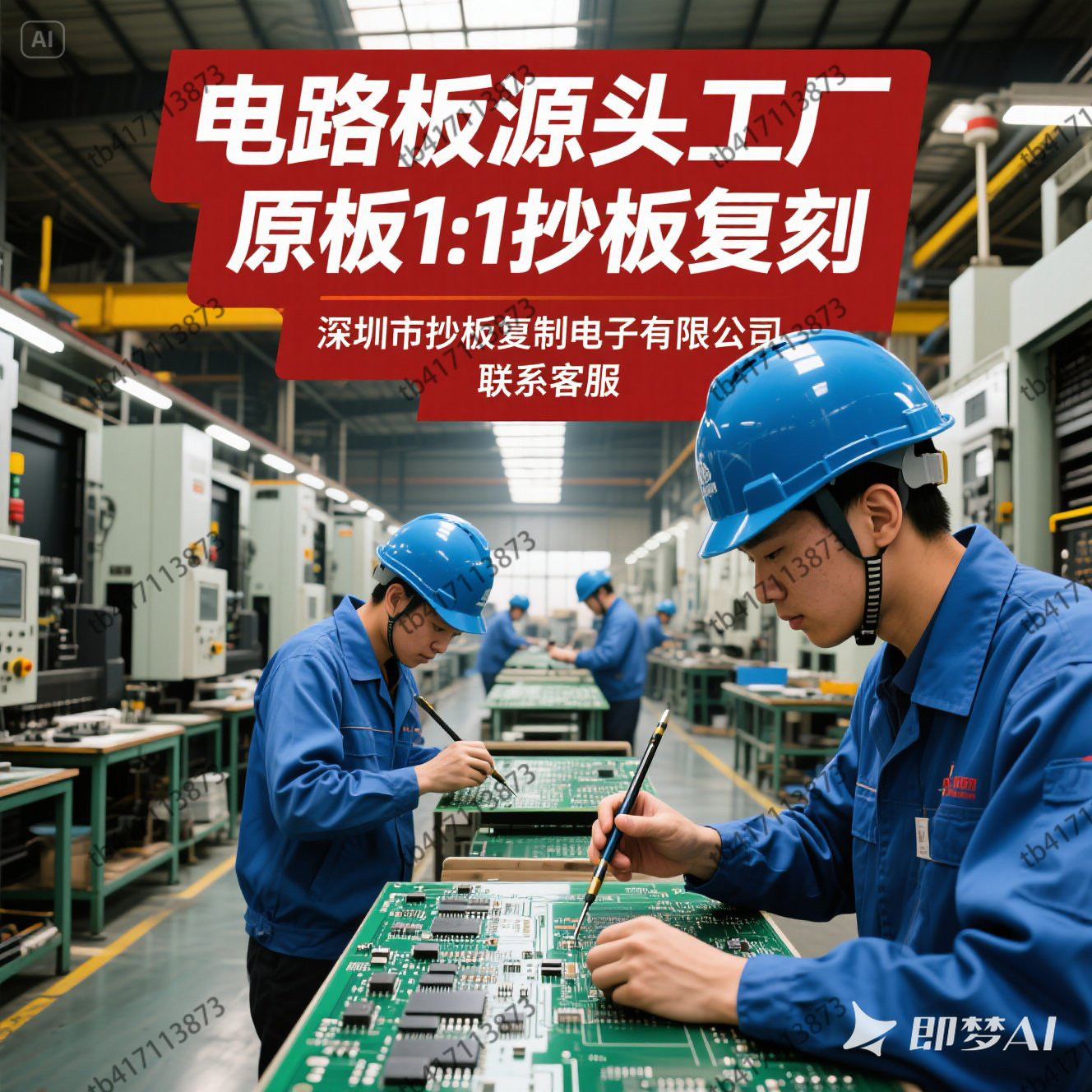pcb抄板电路板复制克隆打样SMT贴片线路板生产解密工控主板复刻 - 实物图
