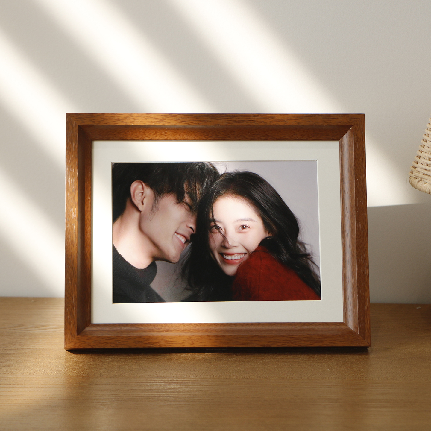 相框摆台高级感空框加打印照片定制diy6寸木质展示画框大尺寸挂墙