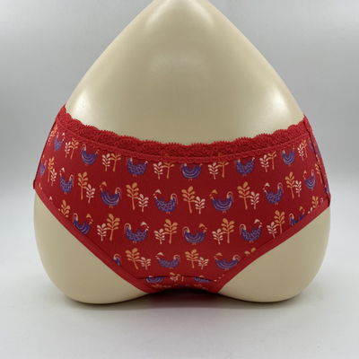 sloggi蕾丝边性感低腰平角内裤