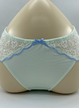 Sloggi女士内裤蕾丝镂空棉质舒适中腰平角小裤87-1894