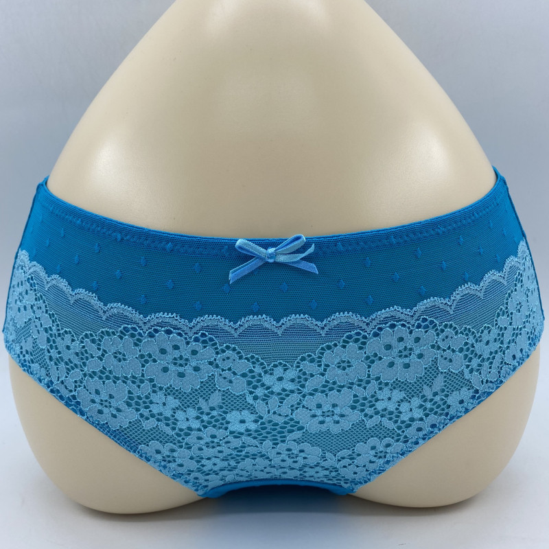 sloggi时尚性感网纱中腰平角内裤