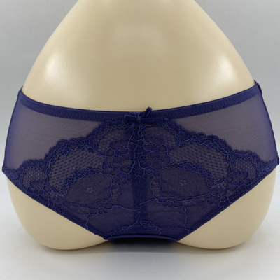 sloggi时尚性感网纱中腰平角内裤