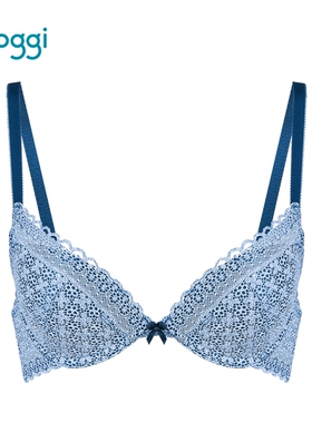 Sloggi柜正品胸罩内衣优雅蕾丝钩花上薄下厚文胸断码清仓