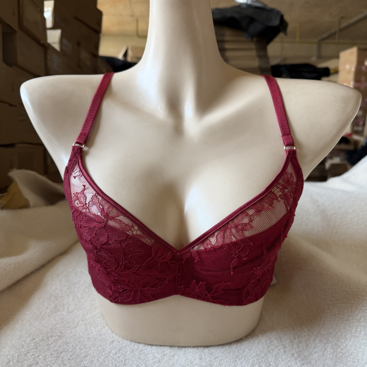 心爱薄款性感蕾丝文胸女士内衣胸罩SL13AB61