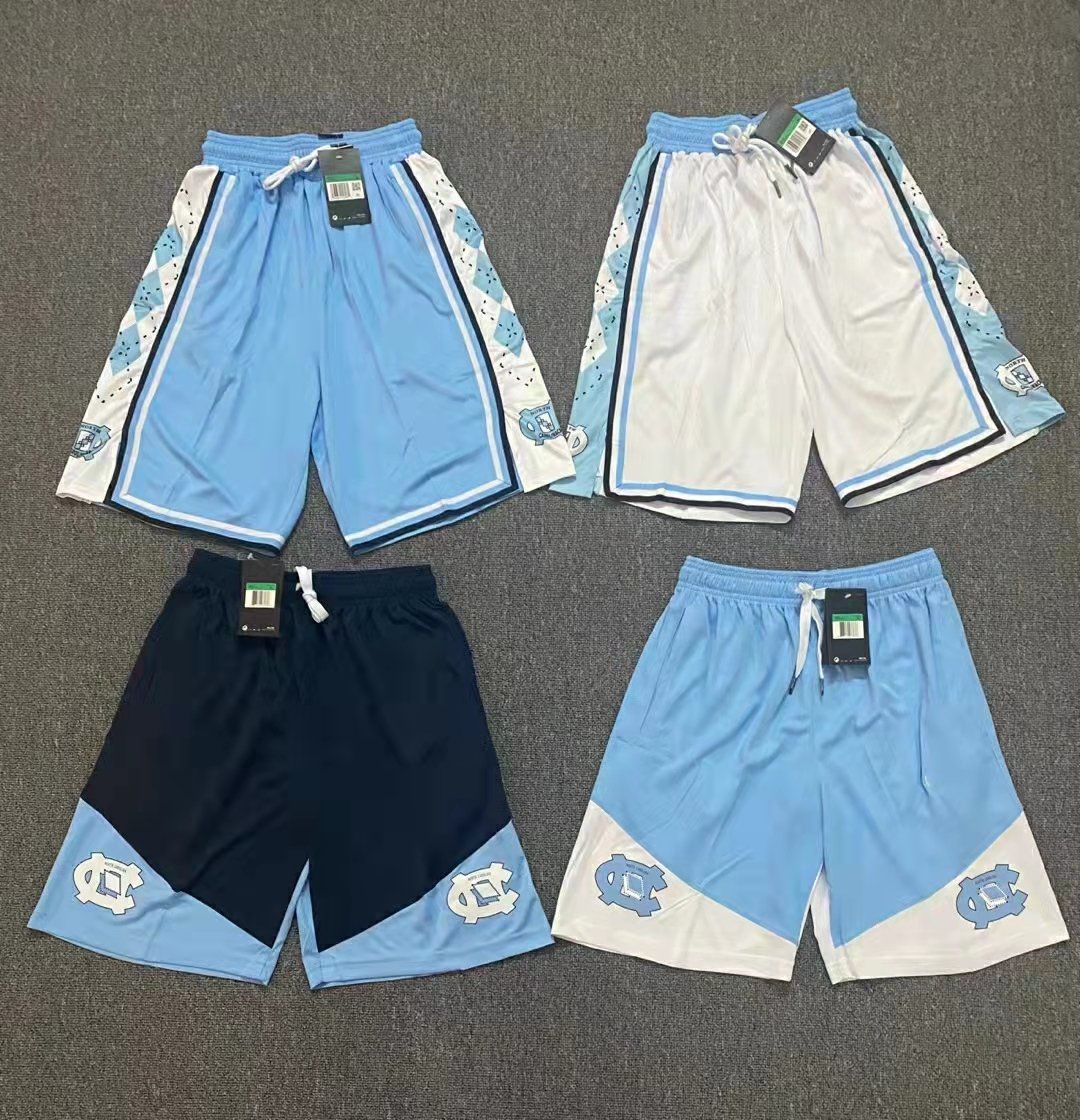 北卡大学美式篮球短裤男速干宽松透气高街训练健身跑步五分裤包邮