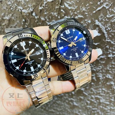 卡西欧男指针商务手表