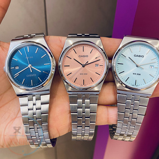 2A1 B145D CASIO卡西欧石英手表复古男女款 生活防水钢带手表MTP