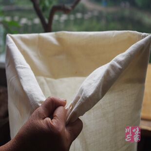 精制纱布口袋自制四川豆花原材料滤豆浆袋子泸州合江另有豆花蘸水