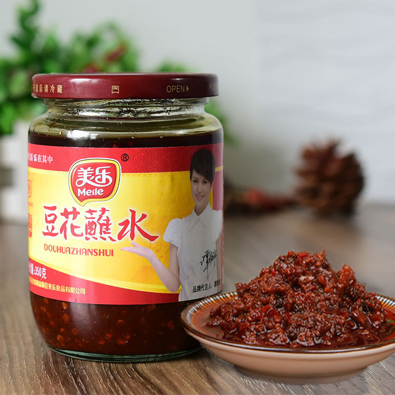 四川自贡富顺特产美乐豆花蘸水350g 辣椒酱香辣酱做原材料调味品,粮油调味/速食/干货/烘焙,酱类调料,淘宝优惠券,粉丝福利购,淘宝优惠卷